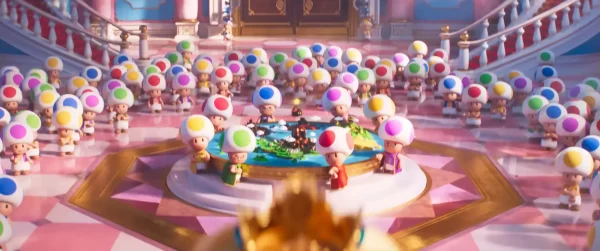 キノコ王国のキノピオたち