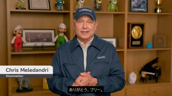 『ザ・スーパーマリオギャラクシー・ムービー』のプロデューサーであるイルミネーションCEOのクリス・メレダンドリ。