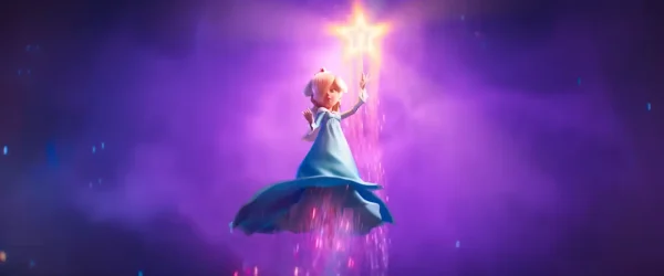 映画『ザ・スーパーマリオギャラクシー・ムービー』に登場する、ミステリアスなキャラクター「ロゼッタ」。