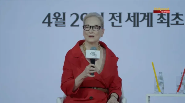 続編についてインタビューで語るメリル・ストリープ