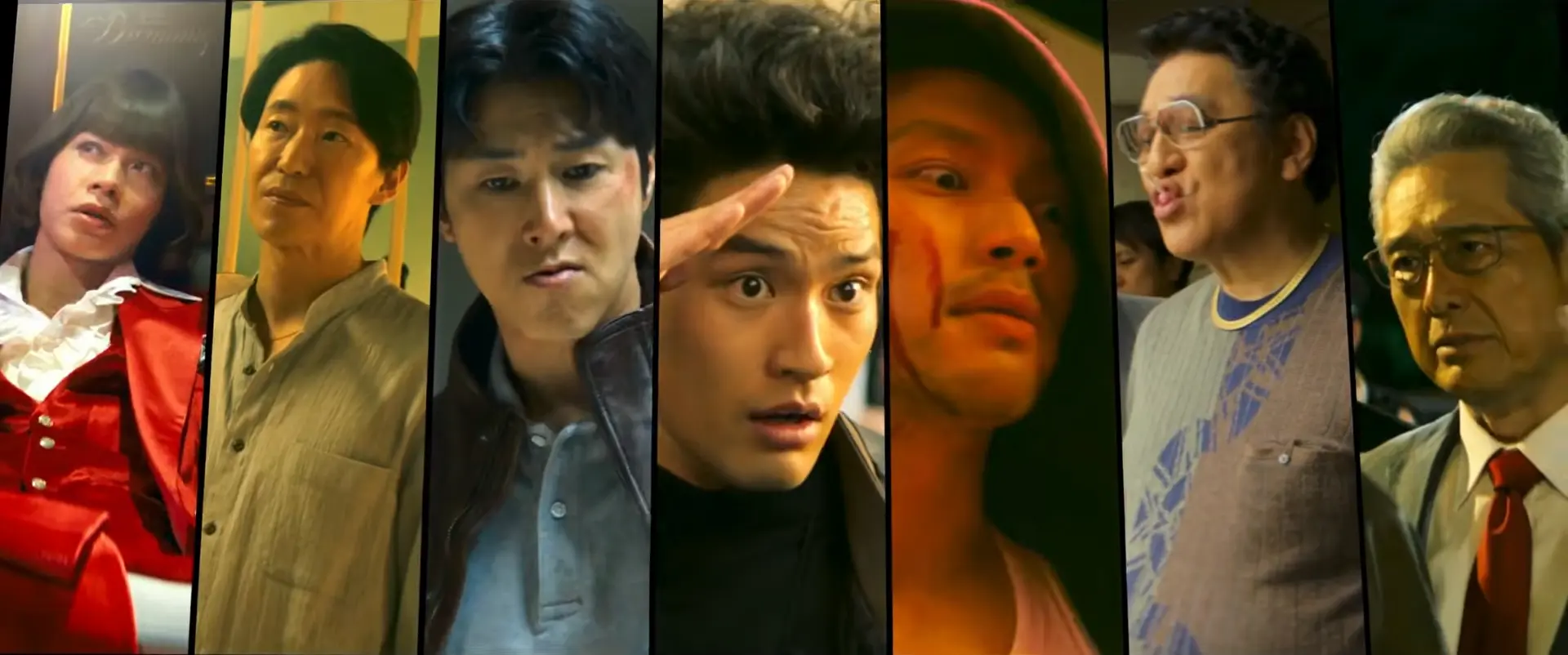 映画『TOKYO BURST-犯罪都市-』のメインキャラクターたち